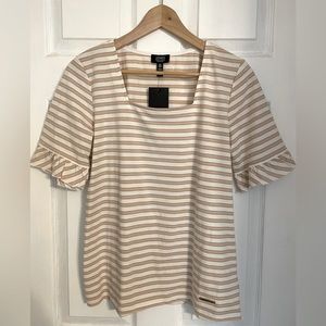 JONES NEW YORK Women’s NWT Striped Top, Size S